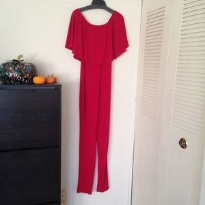 Windsor Red Sleeveless W/ Cap Jumper